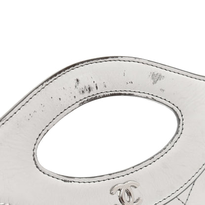 Chanel Metallic Crumpled Calfskin Small 31 Pouch Silver 11 of 11