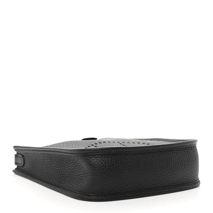 Hermes Taurillon Clemence Evelyne TPM Black 4 of 11