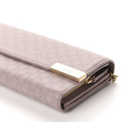 Gucci Soft Microguccissima Dice Chain Wallet Mauve 7 of 11