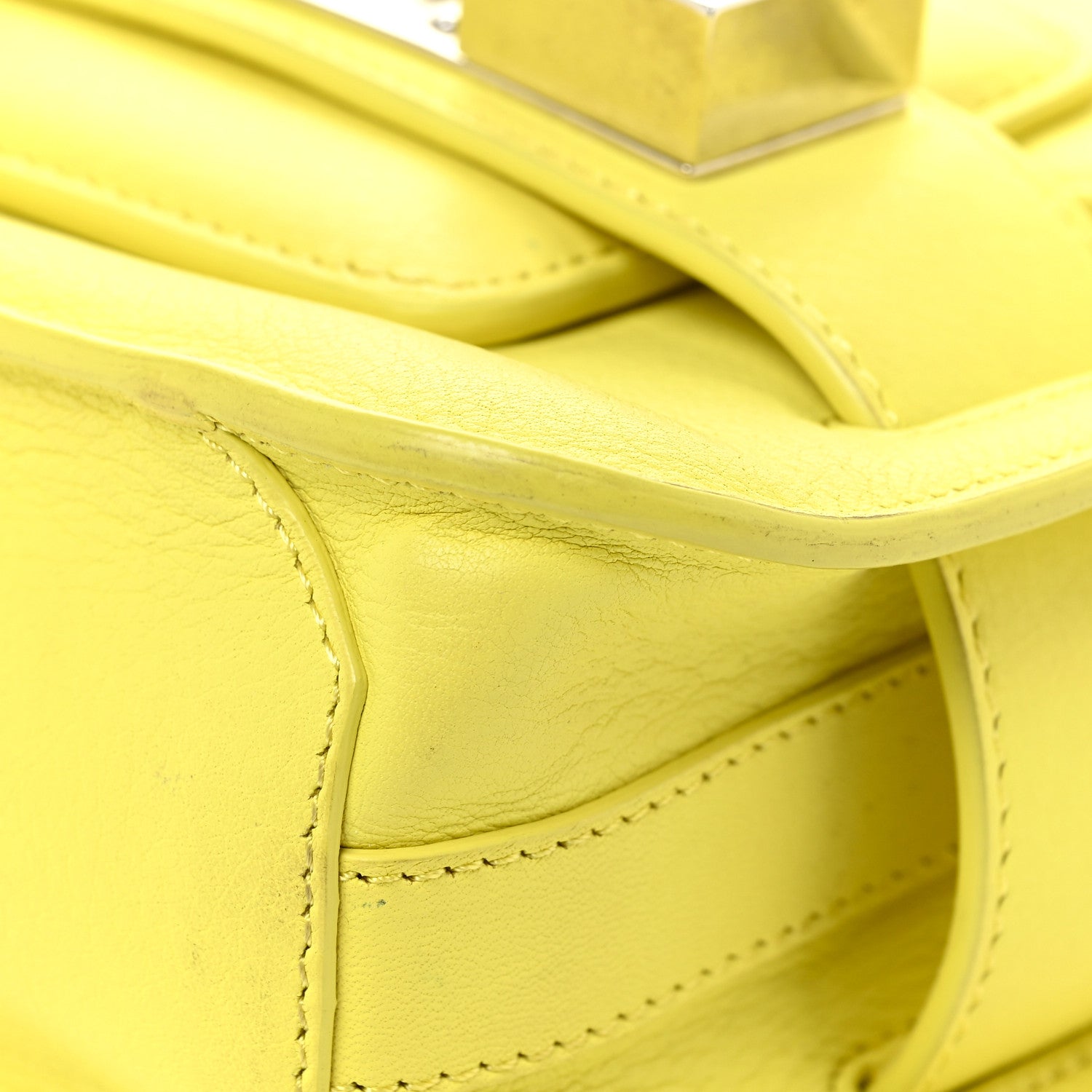 Proenza Schouler Calfskin Tiny PS11 Classic Shoulder Bag Lemon 11 of 29