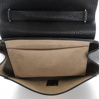 Chloe Grained Lambskin Drew Shoulder Bag Black 5 of 6