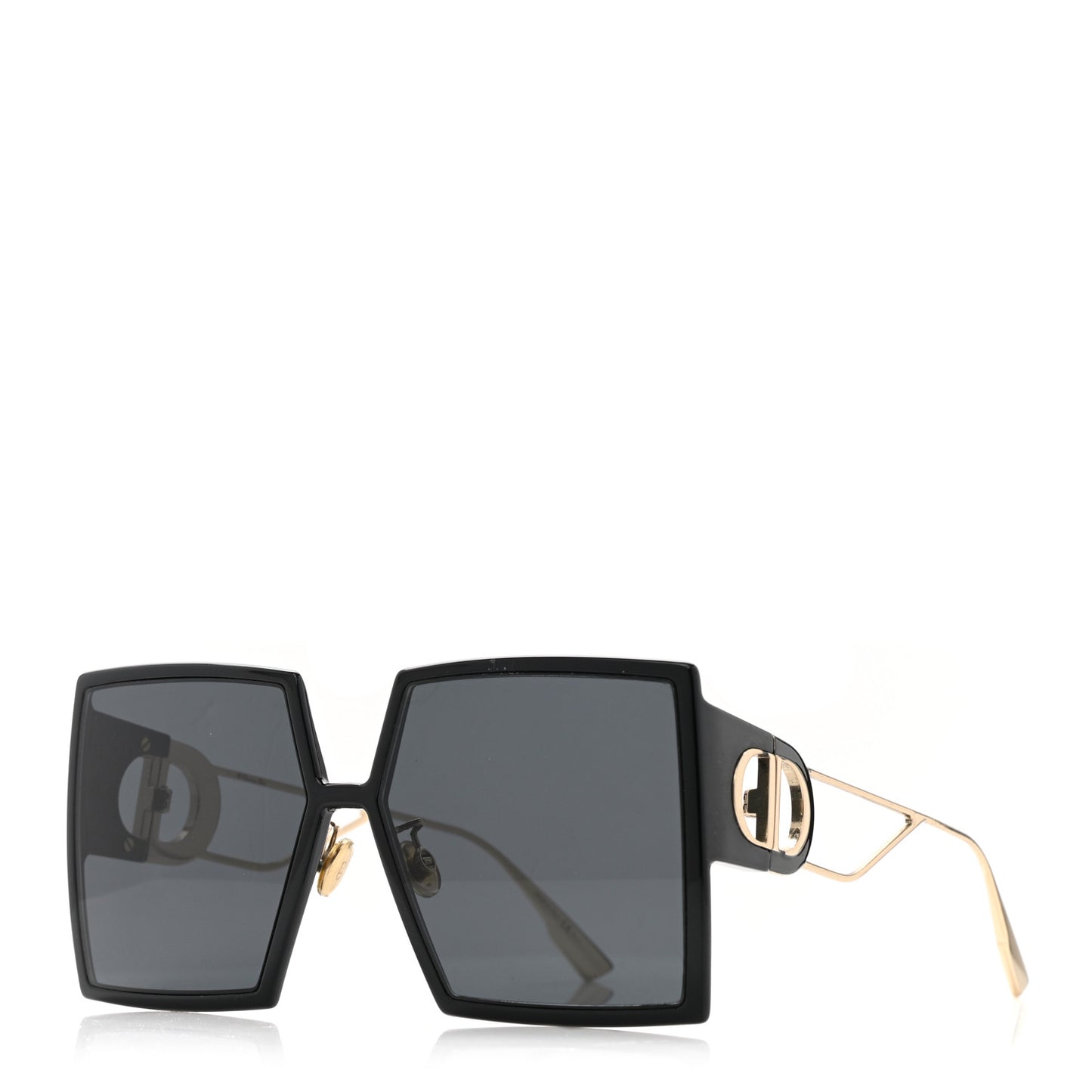 Square 30 Montaigne Sunglasses Black