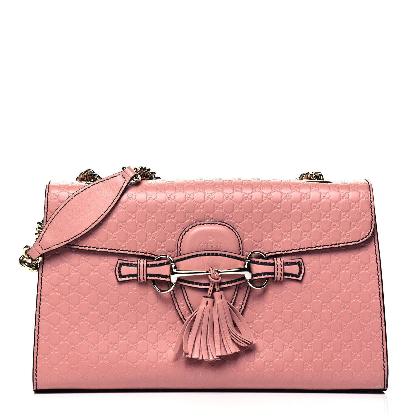 Microguccissima Medium Emily Chain Shoulder Bag Soft Pink