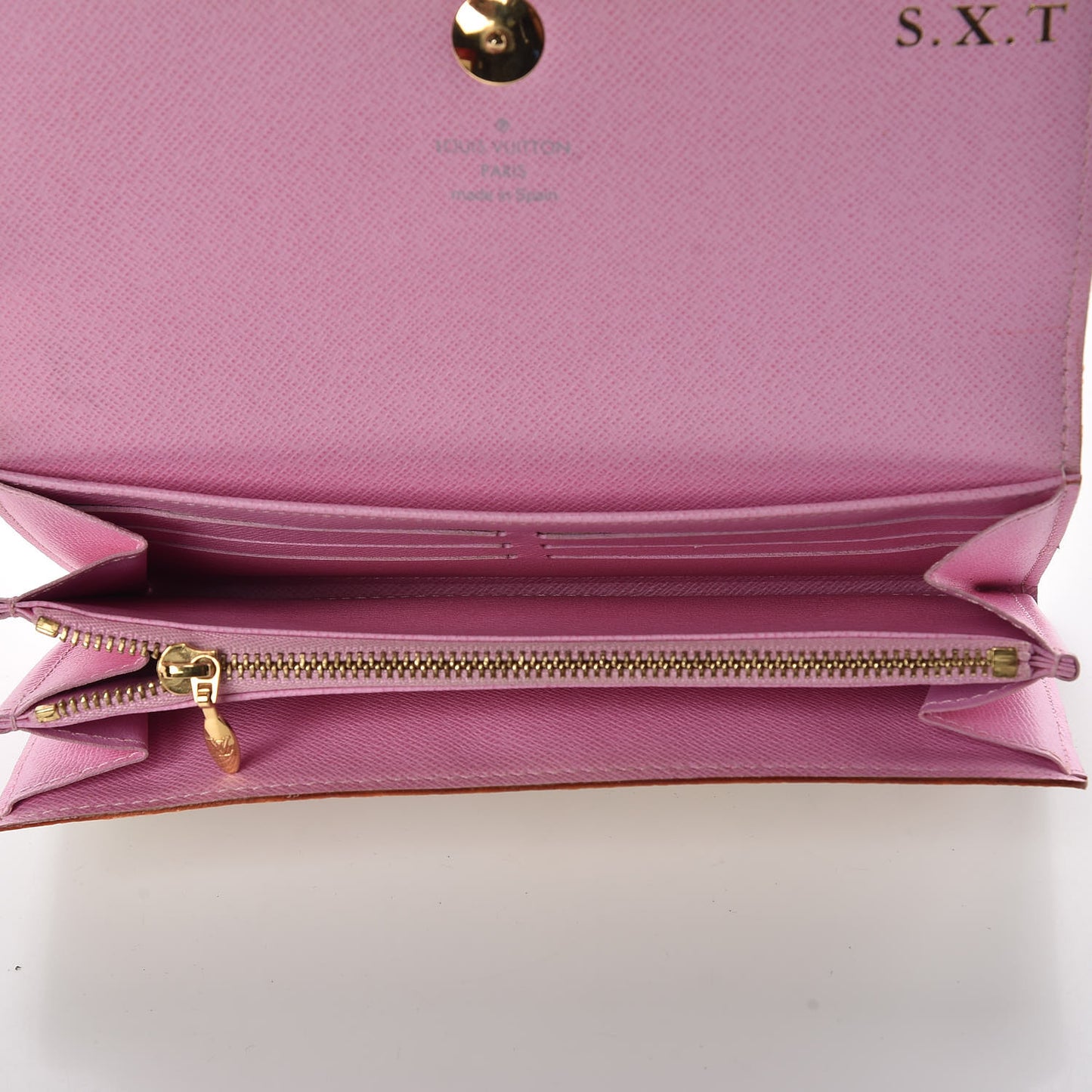 Monogram Multicolor Sarah Wallet White Litchi