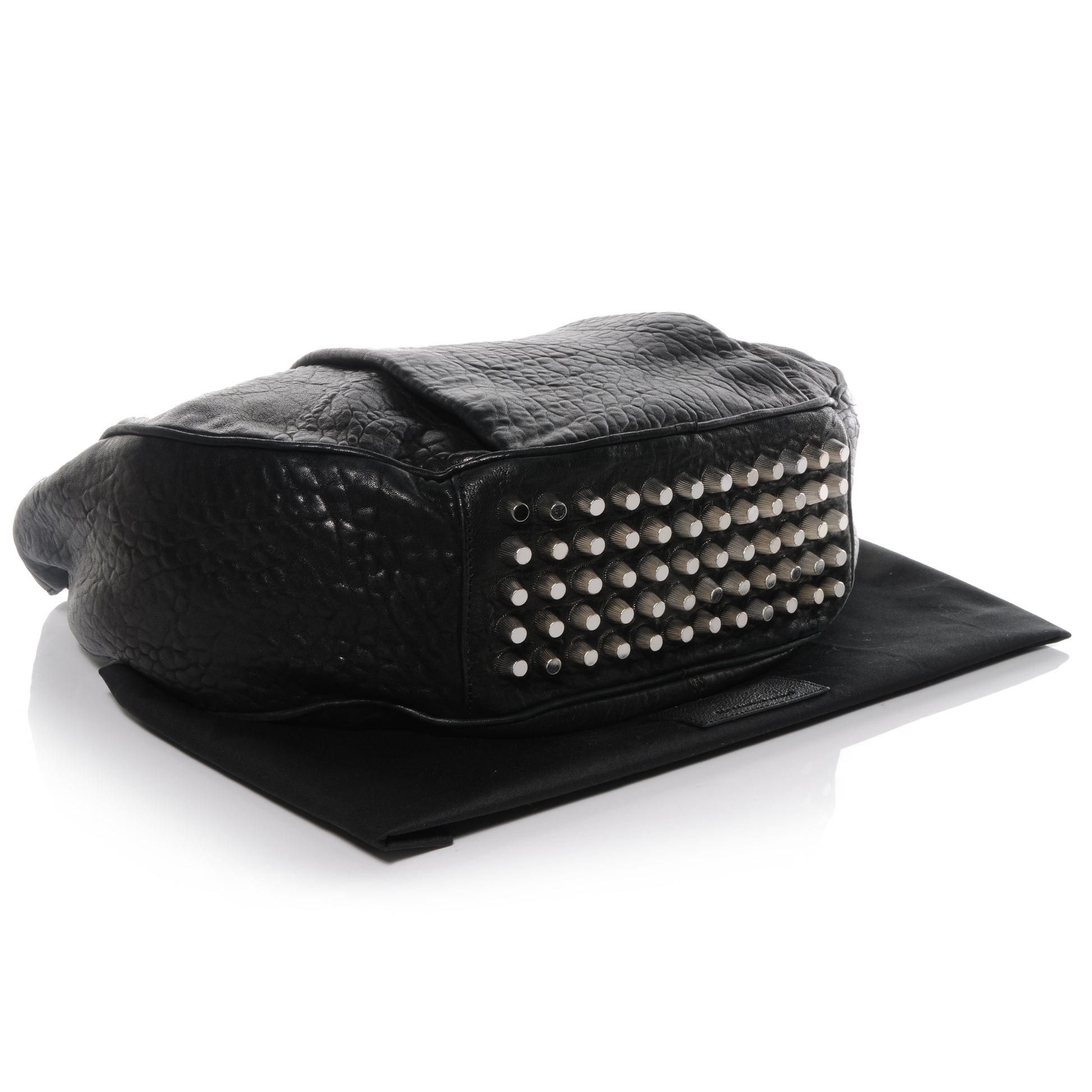 Alexander Wang Textured Lambskin Morgan Hobo Black 4 of 6