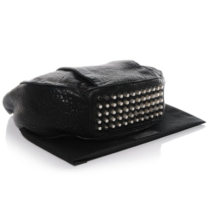 Alexander Wang Textured Lambskin Morgan Hobo Black 4 of 6