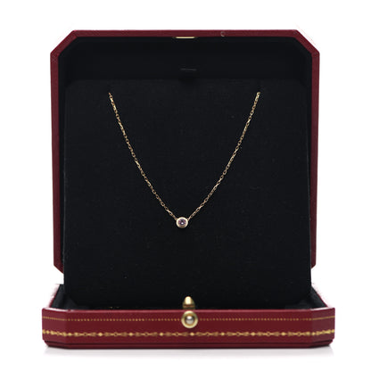 Cartier 18K Pink Gold Pink Sapphire D'Amour Pendant Necklace 6 of 6