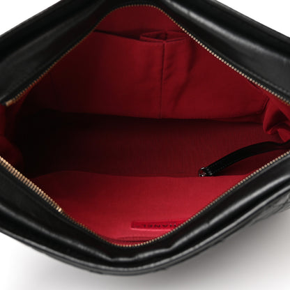 Chanel Aged Calfskin Quilted Large Gabrielle Hobo Black 5 of 11