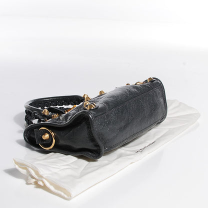 Balenciaga Agneau Giant 12 Gold Hardware Mini City Gris Fossile 4 of 13