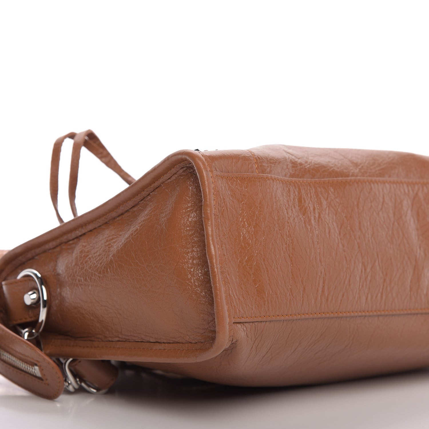 Balenciaga Agneau Classic Silver Hardware S City Camel 6 of 9