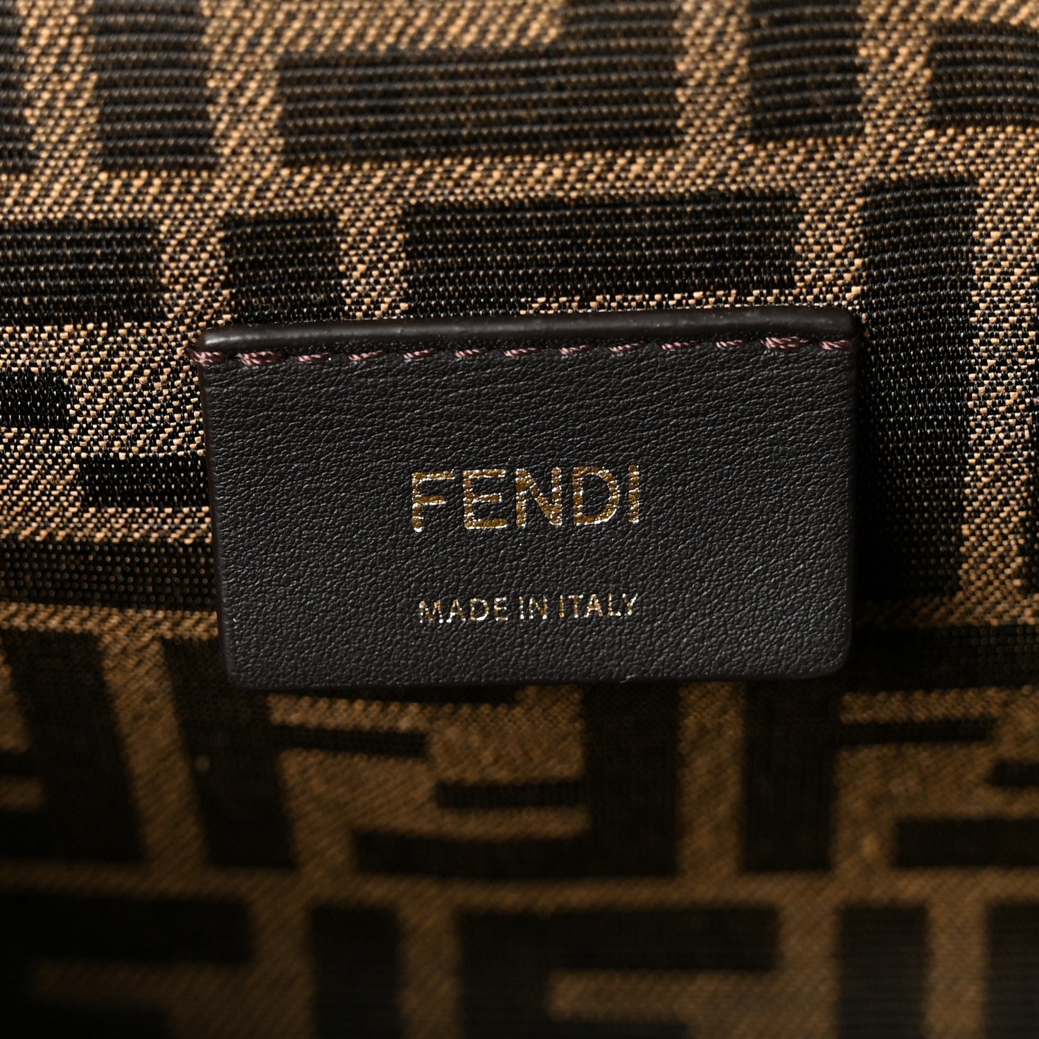 Fendi Shiny Nappa Small Fendi First Black 6 of 10