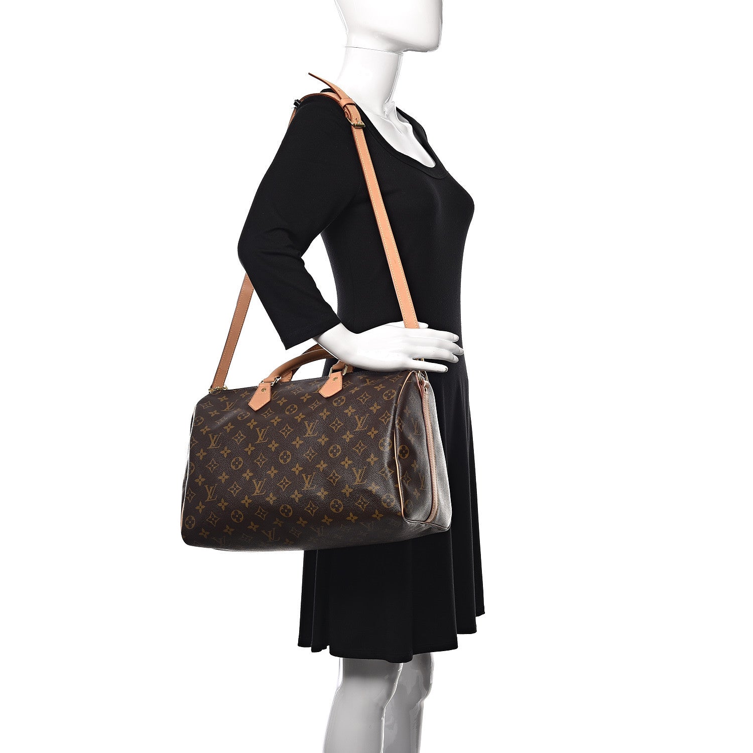 Louis Vuitton Monogram Speedy Bandouliere 35 2 of 9