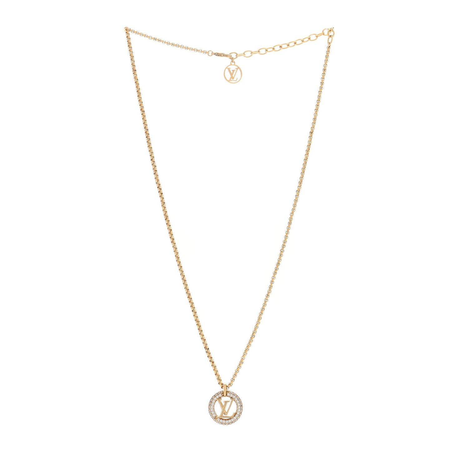 Metal Crystal Louise By Night Necklace