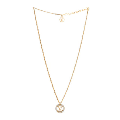 Louis Vuitton Metal Crystal Louise By Night Necklace 2 of 4