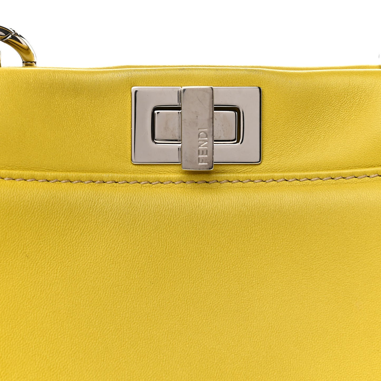 Nappa Mini Peekaboo Iconic Satchel Lime