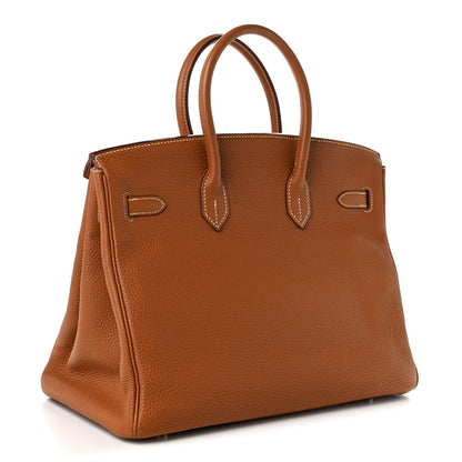 Hermes Togo Birkin 35 Gold 3 of 12