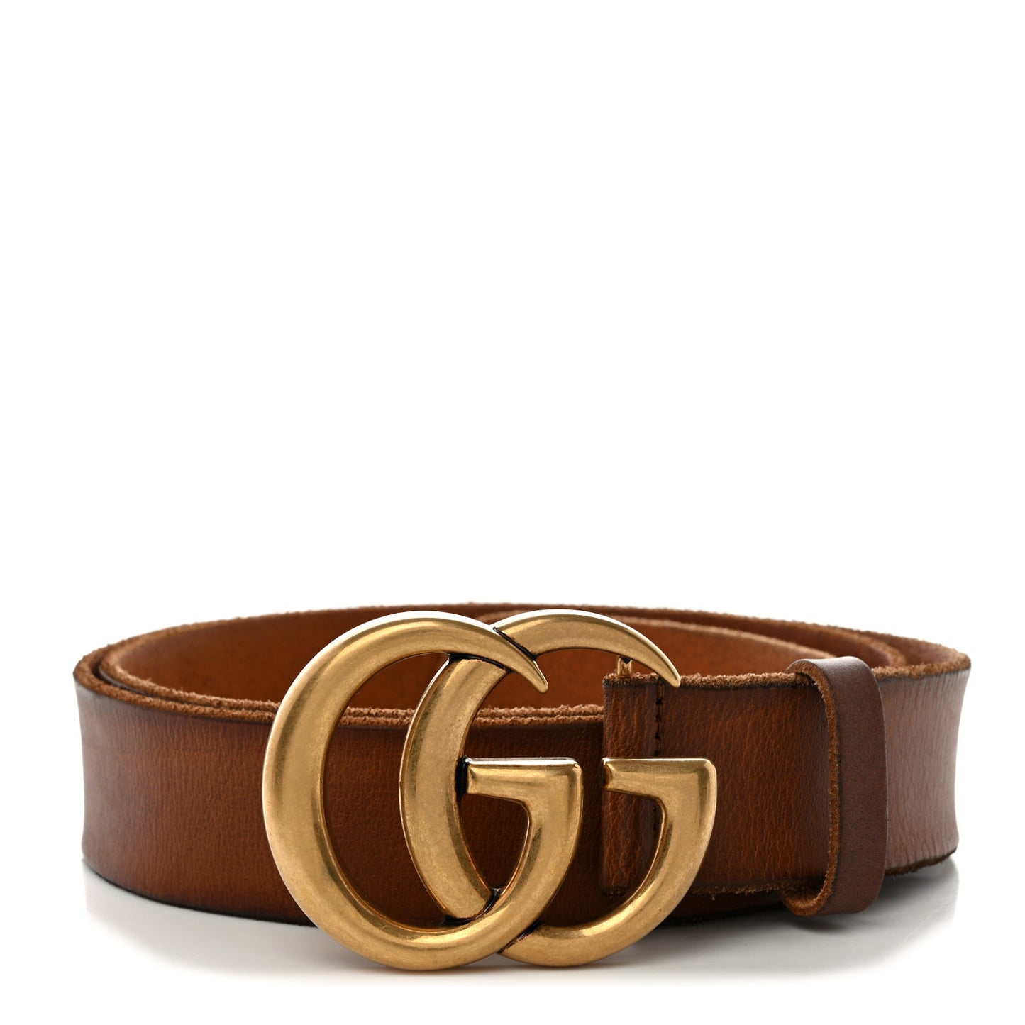 Faded Calfskin Double G 40mm Belt 100 40 Cuir
