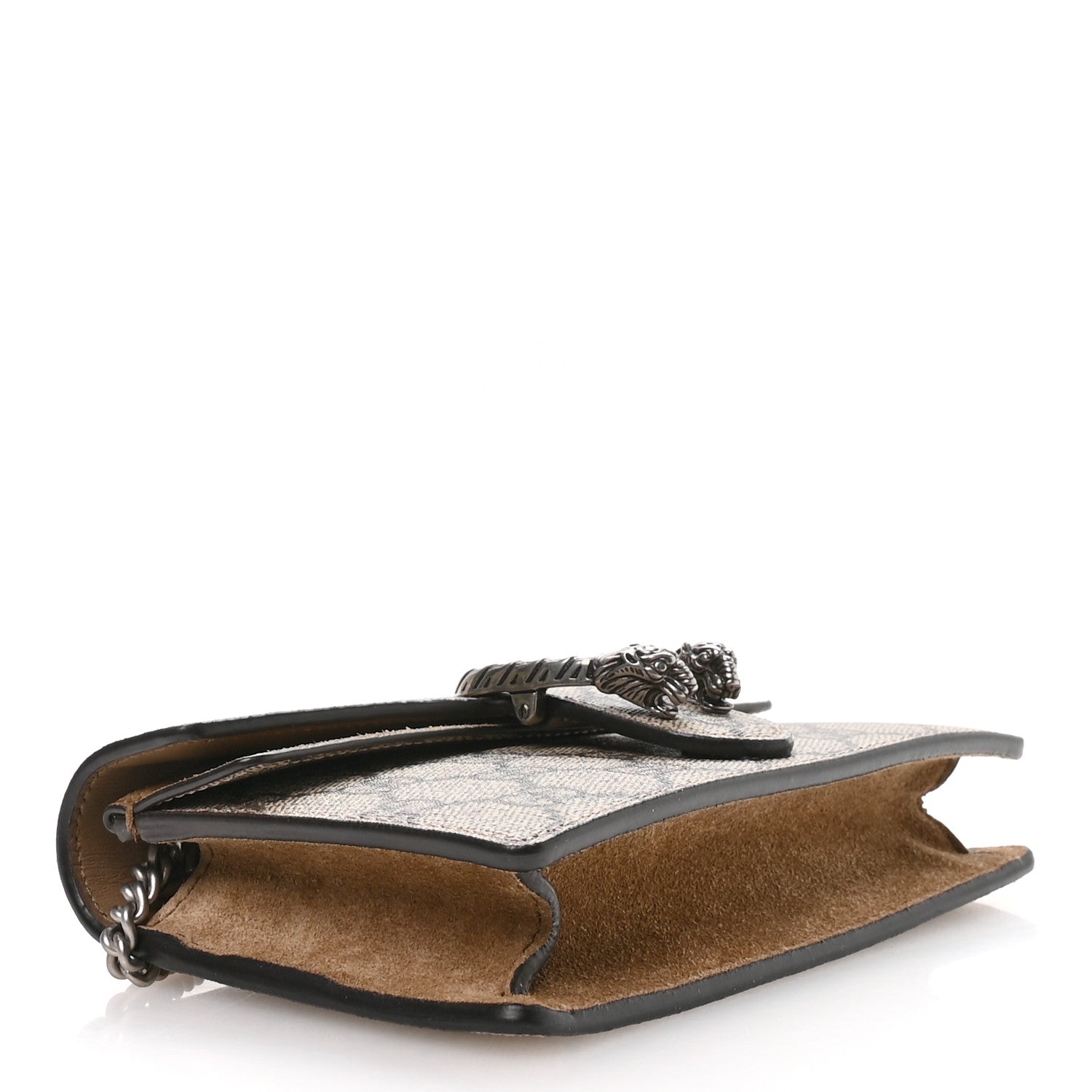 Gucci GG Supreme Monogram Super Mini Dionysus Shoulder Bag Taupe 4 of 11