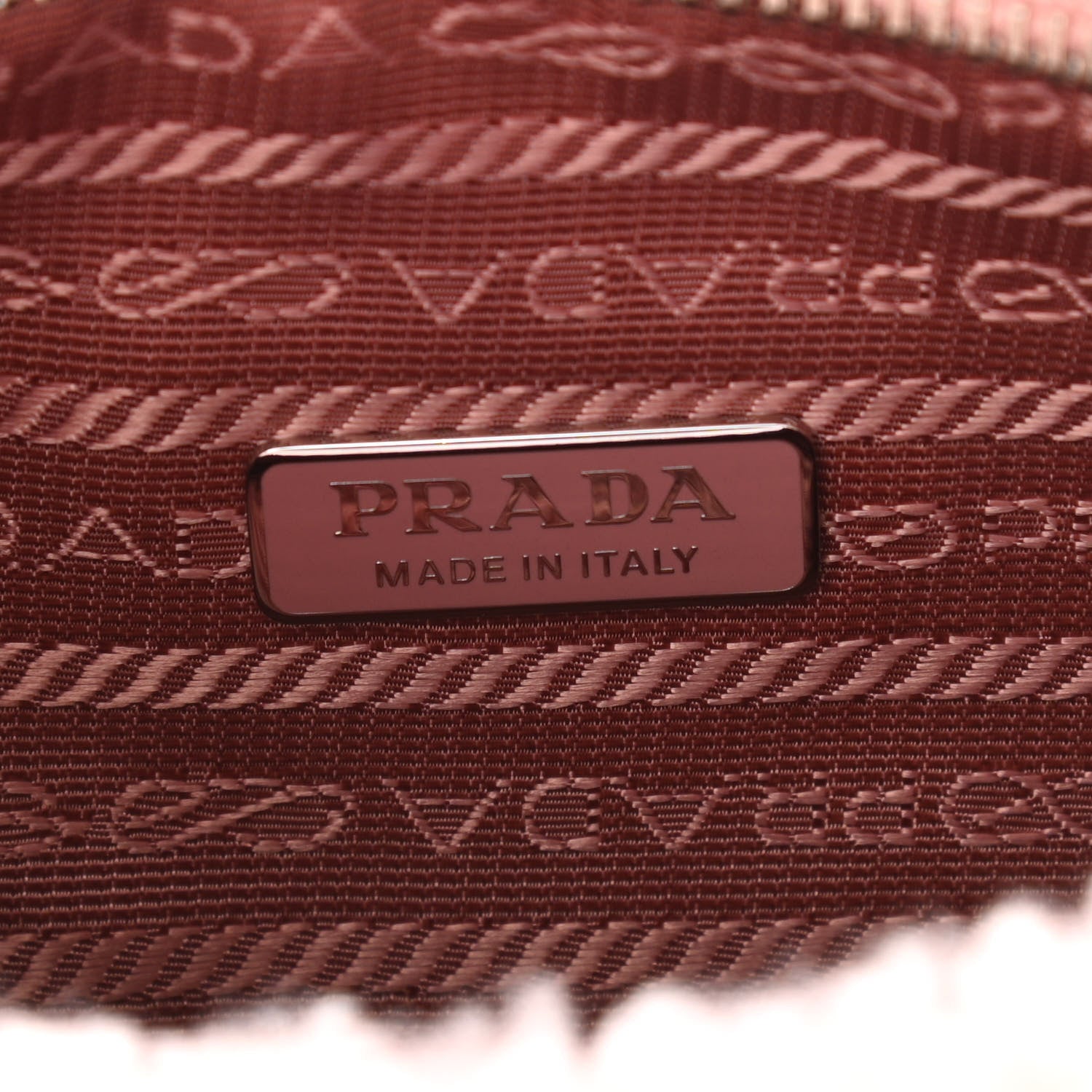 Prada Shearling Mini Re-Edition 2000 Bag Orchidea 8 of 9