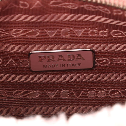 Prada Shearling Mini Re-Edition 2000 Bag Orchidea 8 of 9
