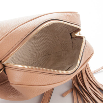 Gucci Pebbled Calfskin Small Soho Disco Bag Camelia 5 of 7
