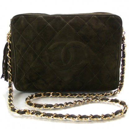Chanel Suede Tassel Camera Bag Green 1 of 9