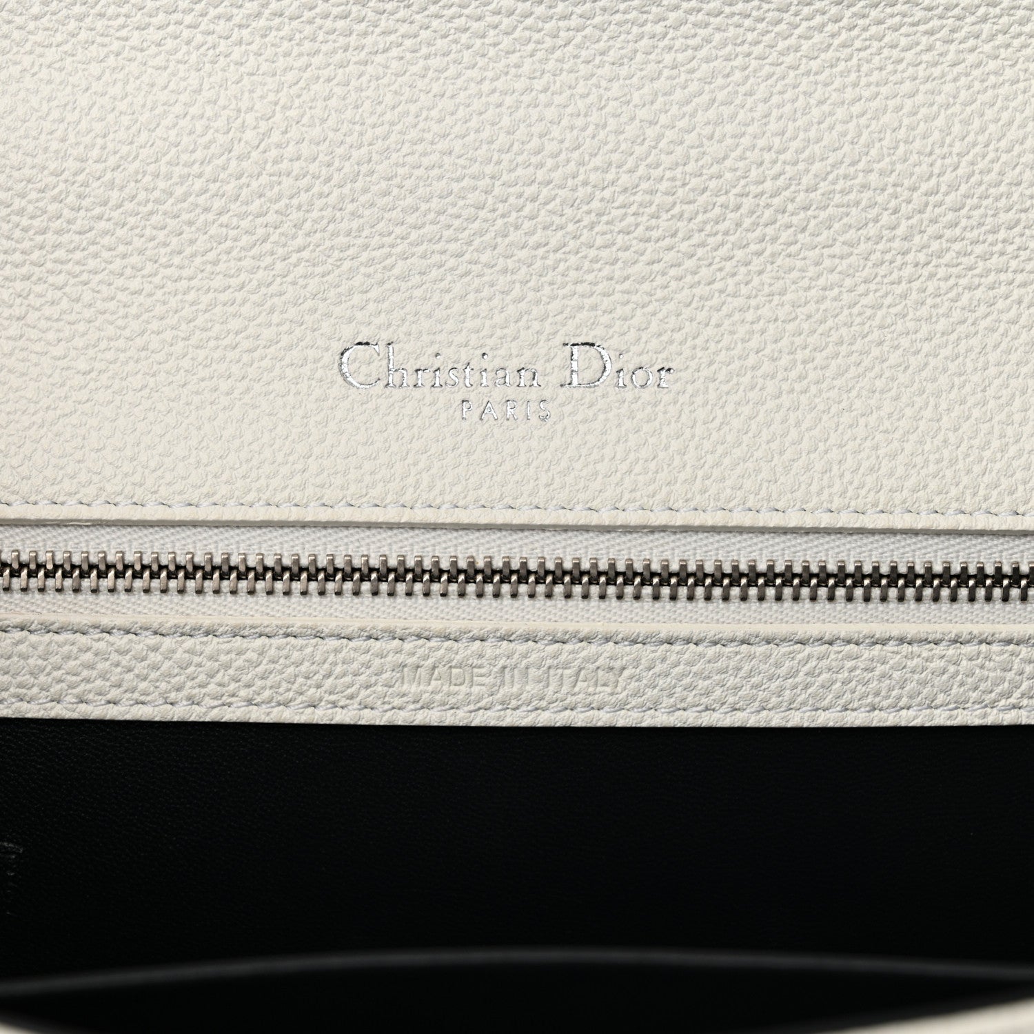 Christian Dior Grained Calfskin Perforated Diorama Flap Bag Latte 6 of 19
