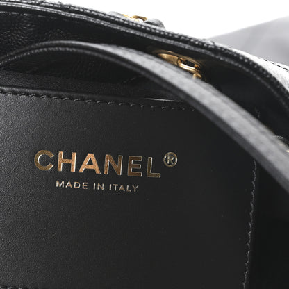 Chanel Caviar Quilted Medium Chanel 25 Handbag Black 7 of 11
