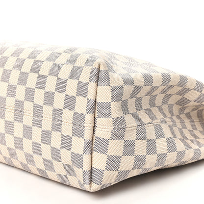 Louis Vuitton Damier Azur Graceful MM Rose Ballerine 9 of 10