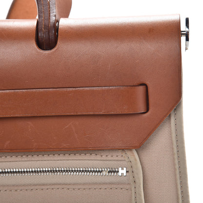Hermes Vache Hunter Toile Herbag Zip 31 PM Fauve 9 of 15