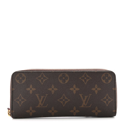 Louis Vuitton Monogram Clemence Wallet Fuchsia 1 of 9