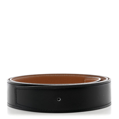 Hermes Box Togo 32mm Belt Strap 85 34 Black Gold 1 of 3
