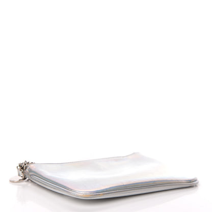 Stella McCartney Holographic Faux Leather Falabella Zip Pouch 4 of 13