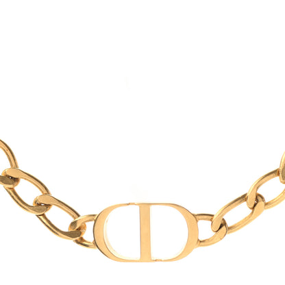 Christian Dior Metal Petit CD Choker Necklace Gold 5 of 5