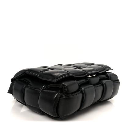 Bottega Veneta Nappa Maxi Intreccio Padded Cassette Crossbody Bag Black 4 of 14