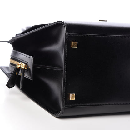 Saint Laurent Shiny Calfskin Medium Uptown Tote Black 10 of 11