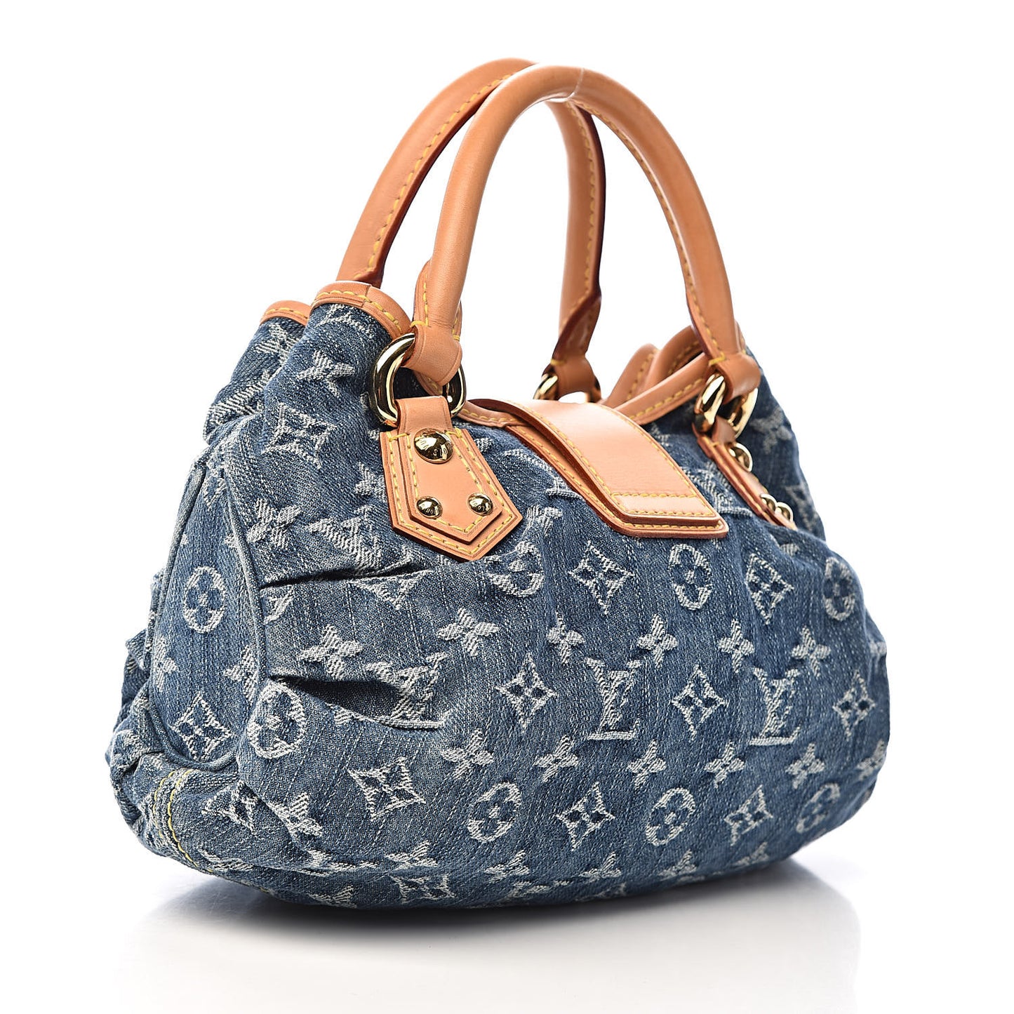 Monogram Denim Pleaty Blue