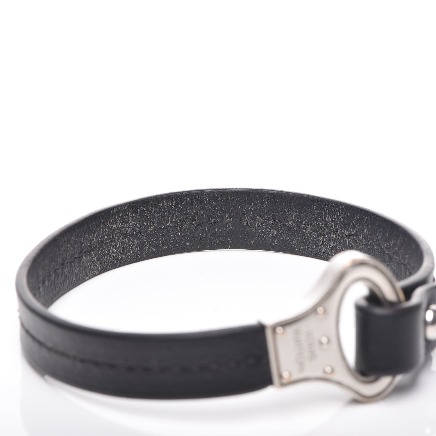 Louis Vuitton Calfskin Mens Archive Bracelet Black 6 of 7