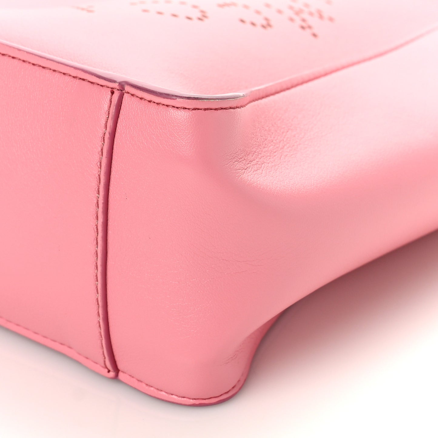 Eco Alter Nappa Perforated Logo Mini Crossbody Pink