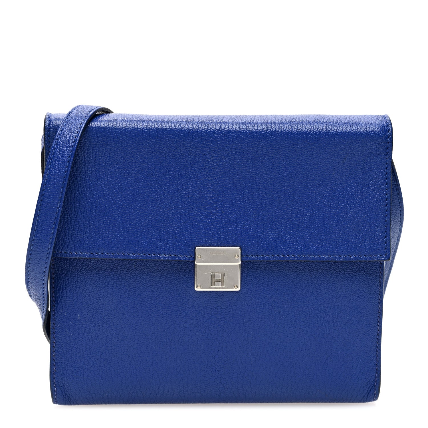Hermes Chevre Mysore Clic 16 Wallet Bleu Electrique 1 of 10