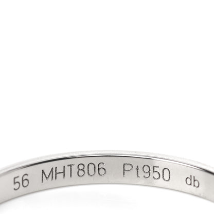 Cartier Platinum 2mm 1895 Wedding Band Ring 56 7.5 5 of 6
