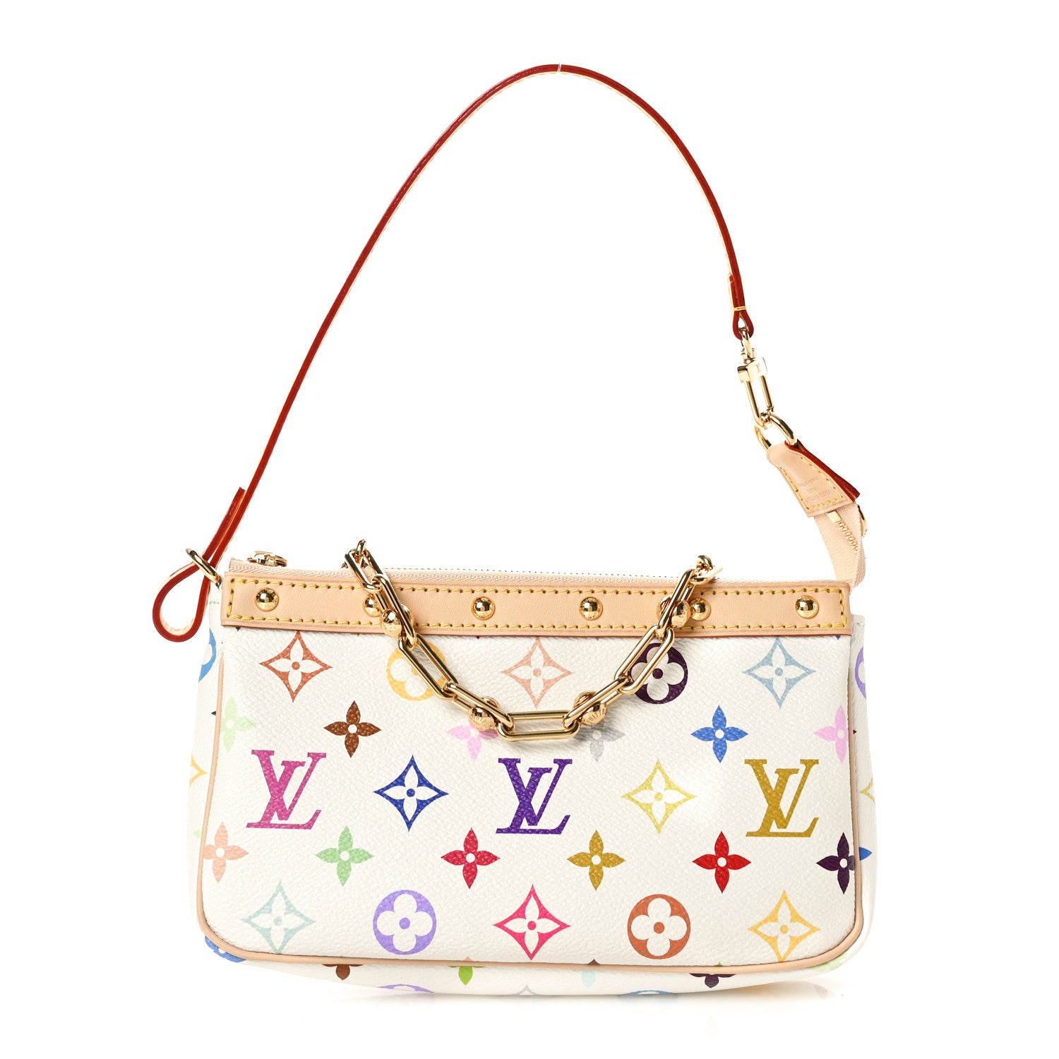 Louis Vuitton LV X TM Monogram Multicolor Pochette Accessories White 1 of 9