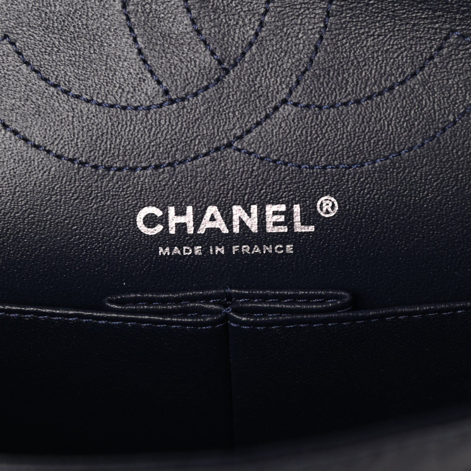 Chanel Aged Calfskin Quilted 2.55 Reissue 226 Flap Dark Navy Blue 6 of 10