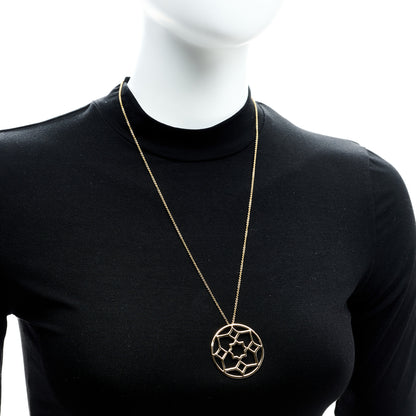 Tiffany 18K Yellow Gold Large Paloma Picasso Marrakesh Round Pendant Necklace 2 of 5