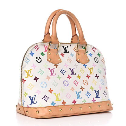 Louis Vuitton Monogram Multicolor Alma White 3 of 16