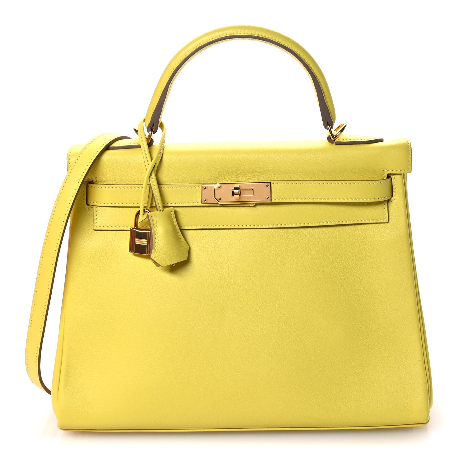 Hermes Evercolor Kelly Retourne 28 Lime 8 of 11