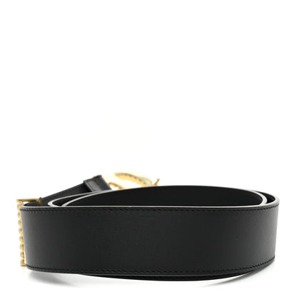 Gucci Moon Calfskin Torchon Double G Belt 85 34 Black 2 of 5