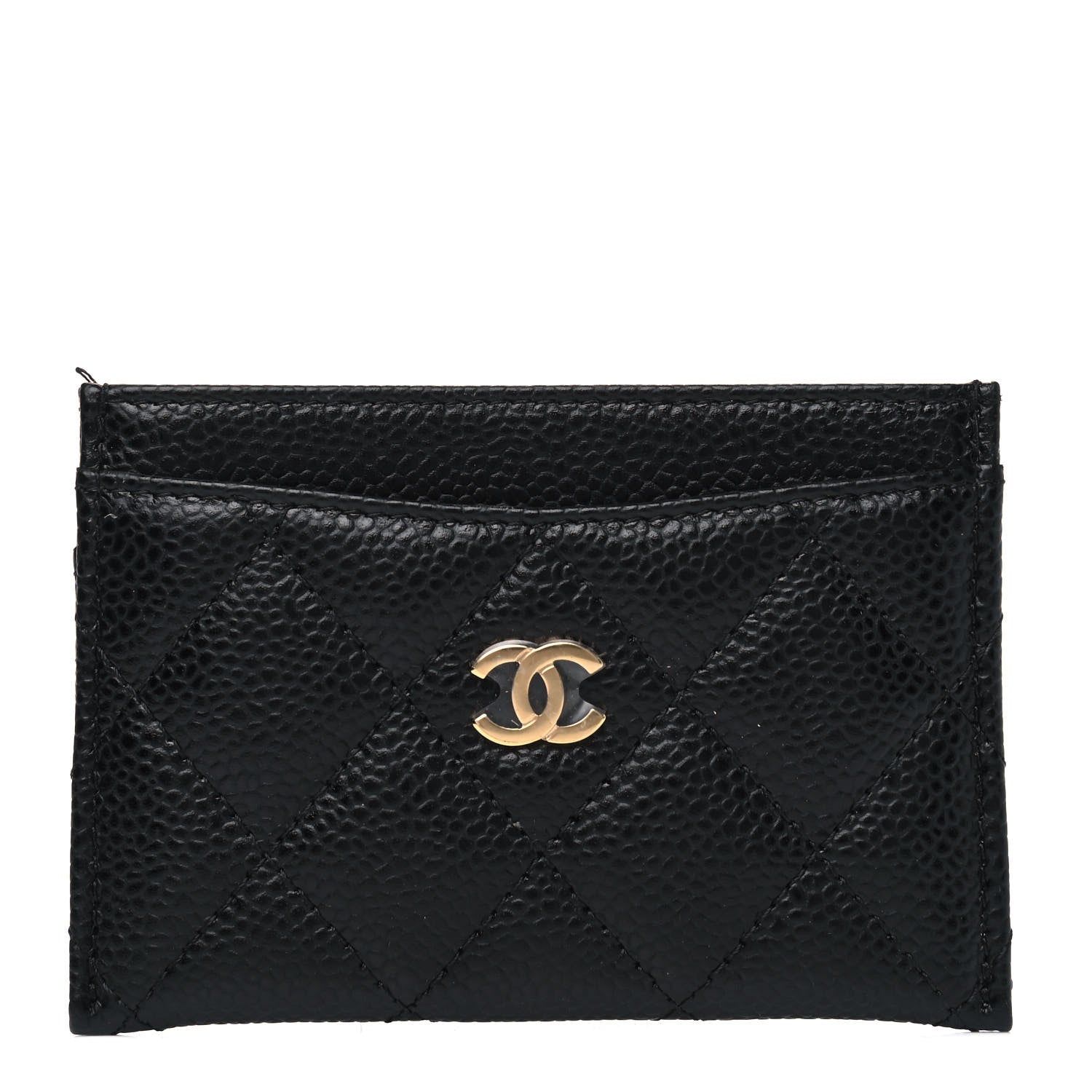 Chanel Caviar Quilted Card Holder Black 1 of 5