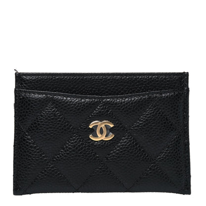 Chanel Caviar Quilted Card Holder Black 1 of 5