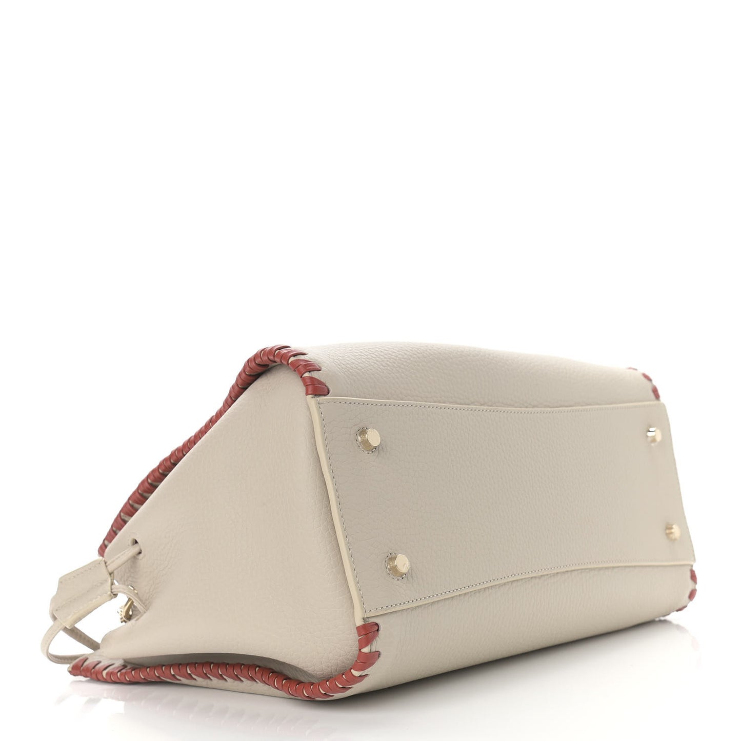 Heavy Grain Braided Edge Iris Tote Chalk
